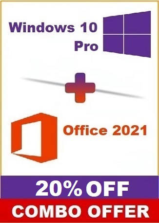 Windows 10 Pro + Office 2021 32/64 Bit Key - Email Delivery